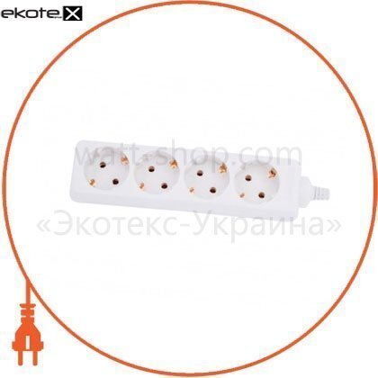 колодка подовжувача G4J з заземленням (без дроту), Delux, 10079678