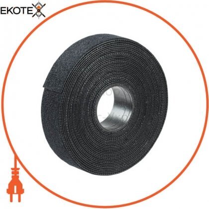 Хомут-липучка ХКл 16мм чорний (5м/рол) IEK, IEK, UHL11-16-5M-K02