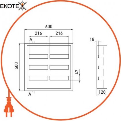 Enext s0100207 корпус металлический e.mbox.pro.n.72z ip31 навесной на 72 модуля с замком