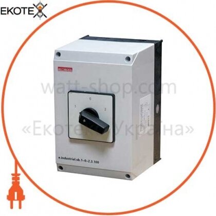Enext i0360005 пакетный переключатель в корпусе e.industrial.sb.1-0-2.3.20, 3р, 20а (1-0-2)