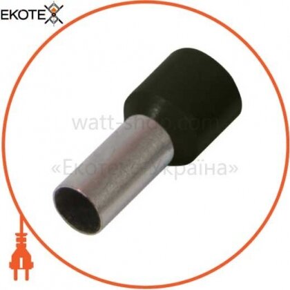 Ізольований наконечник втулковий e.terminal.stand.e4009.black 4,0 кв. мм, чорний, Enext, s3036038