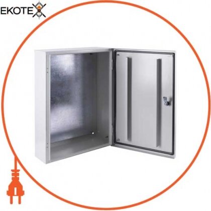 Enext s0100243 корпус металевий e.mbox.pro.p.30.20.15z ip54 з монтажною панеллю (300х200х150)