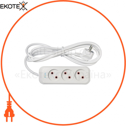 удлинитель_DELUX_G3J 3m_(ABS), Delux, 90017748