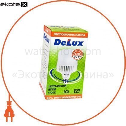 Delux 90007008 лампа светодиодная bl 80 30w e27 4100k