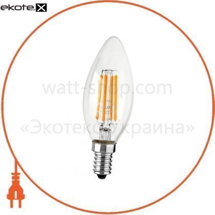 Delux 90011683 лампа светодиодная delux bl37b 6 вт 2700k 220в e14 filament теплый белый