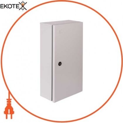 Корпус обліку металевий e.mbox.pro.n.f3.9z IP54 навісний під 3ф лічильник, 9 модулів з замком, з внутрішньої дверцятами під опломбировку, Enext, s0100225