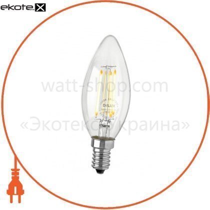 Delux 90011681 лампа светодиодная delux bl37b 4 вт 4000k 220в e14 filament белый