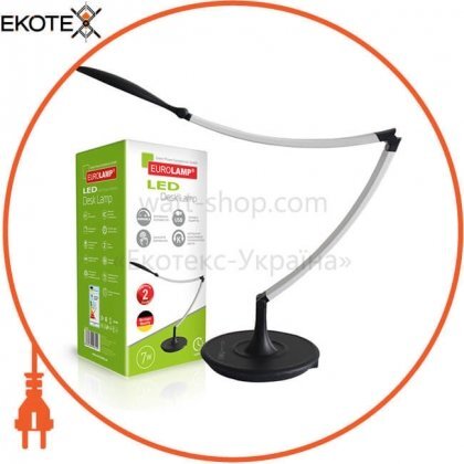 EUROLAMP LED Світильник настільний у стилі модерн 7W 3000-6000K чорно-білий, Eurolamp, LED-TLF-2(BW)