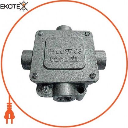 Коробка розподільна меаллическая Р16/4, IP 44, 400 B, 5*4, Enext, 21