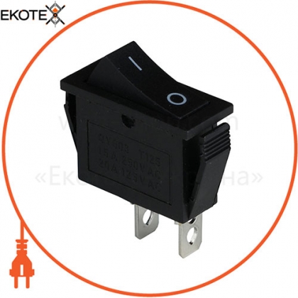 Клавішний перемикач ENERGIO KCD3-111 Bk / Bk ON-OFF 1 клавіша, ENERGIO, 61389