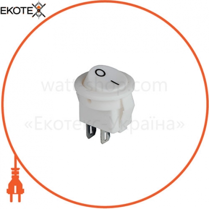 Клавішний перемикач ENERGIO KCD5-2-101 Wh / Wh ON-OFF 1 клавіша, ENERGIO, 61393