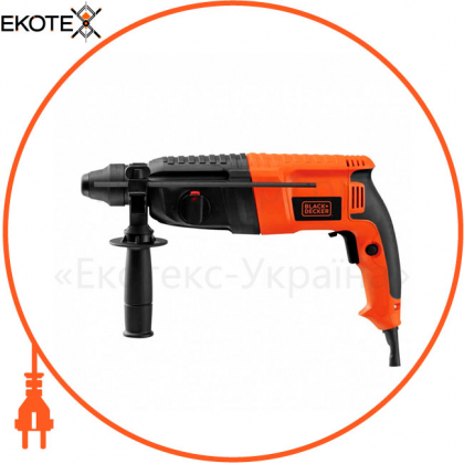 Перфоратор мережевий SDS-Plus BLACK + DECKER BDHR26KR, BLACK+DECKER, BDHR26KR