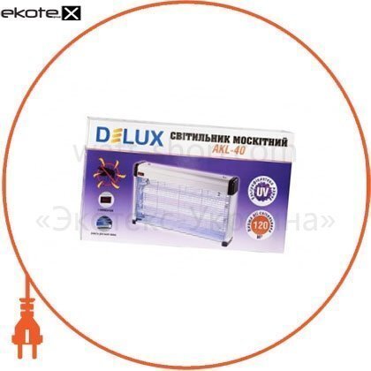 Delux 10093967 светильник для уничтожения насекомых akl-40 g13 3х20вт