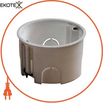 Коробка настановна e.db.stand.203.d65 гіпсокартон, одиночна, упор металевий, Enext, s027010