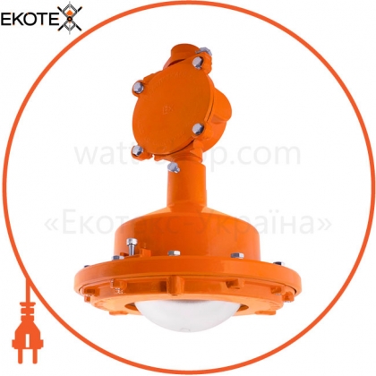 Enext l0160007 светильник взрывозащищенный дсп 21вех-20-001 1exdiibt6, индивидуальное подключение, крепление на трубу 3/4, без решетки, без отражателя
