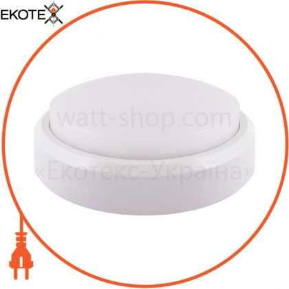 Enext l0810102 светильник светодиодный влагозащищенный e.led.rondo.12.4500.white, 12вт, 4500к, ip54, белый
