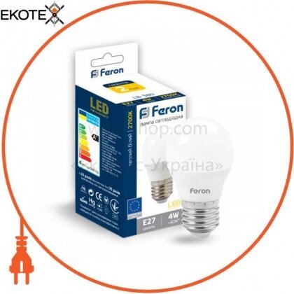 Feron 25641 светодиодная лампа feron lb-380 4w e27 2700k