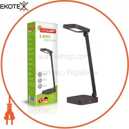 EUROLAMP LED Світильник настільний у стилі модерн 7W 4000K чорний, Eurolamp, LED-TLP-2(black)