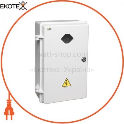 Корпус поліестерний обліковий ЩУ 1/1 УХЛ1 IP54 IEK, IEK, MKP50-N-01-54
