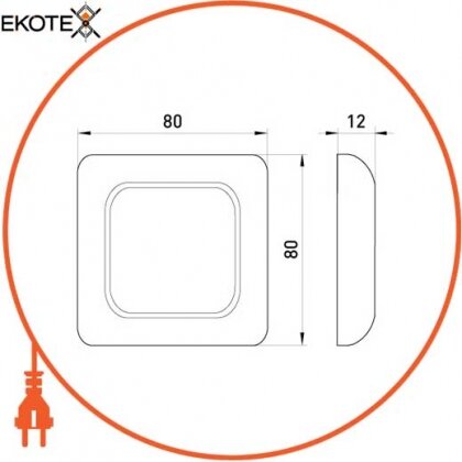 Enext 204 выключатель одноклавишный, 10а, 250в