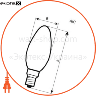 ELM 18-0017 с37 4w pa11 e14 4000 elm