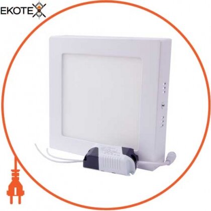 Enext l0860011 светильник светодиодный накладной e.led.mp.square.s.12.4500. квадрат, 12вт, 4500к, 840лм