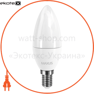 Maxus 1-LED-5312 лампа светодиодная c37 cl-f 4w 4100k 220v e14
