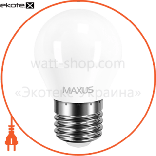 Maxus 3-LED-549 лампа светодиодная g45 f 4w 3000k 220v e27 (по 3 шт.)