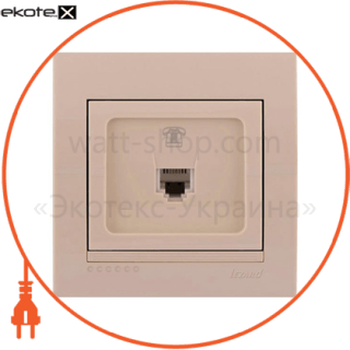 Розетка телефонна євро, Lezard, 702-3030-137