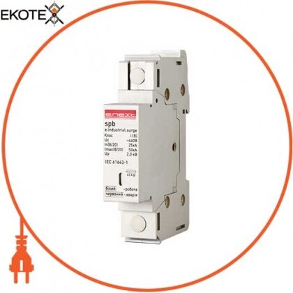 Enext i0330001 устройство для защиты от импульсных перенапряжений e.industrial.surge.spb.25.440, класс в