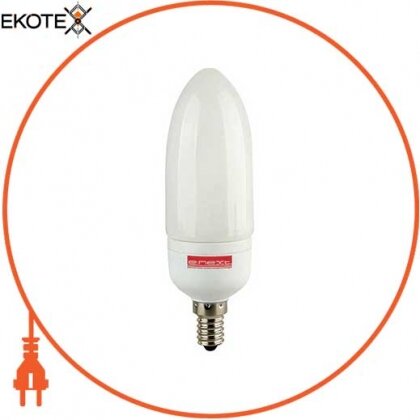 Enext l0340001 лампа энергосберегающая e.save.candle.e14.7.4200, тип candle, патрон е14, 7w, 4200 к