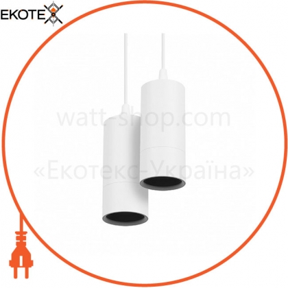 Eurolamp LHW2-LED-GU10(white) eurolamp светильник подвесной для ламп gu10*2 white