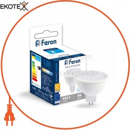 Feron 25688 светодиодная лампа feron lb-716 6w g5.3 6400k