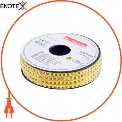 Enext s2037045 маркер кабельний e.marker.stand.1.2.5.0, 1-2,5 кв.мм, 0, 1000 шт