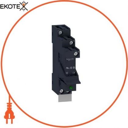 Schneider RSB1A120F7PV interface plug-in relay pre-assembled, 12 a, 1 co, led, protection module, 120 v ac