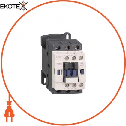 Контактор D 3P, 18А, АЛЕ + НЗ, 220В, 50 / 60Гц, зажим під гвинт, Schneider, LC1D185M7