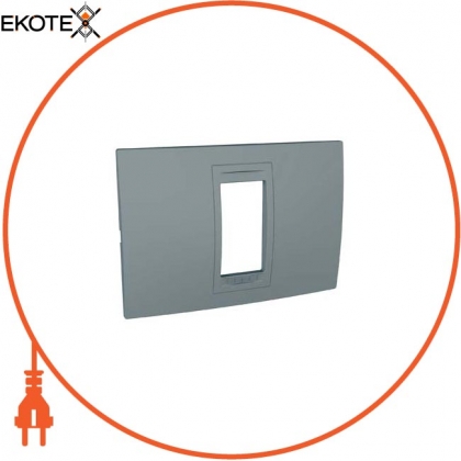Unica Allegro - декоративна рамка - 1 module - technical grey, Schneider, MGU4.101.58