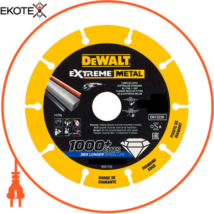 Диск алмазний DeWALT DT40259, DeWALT, DT40259