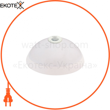 Світильник ERKA 1127D LED-B, настінно-стельовий з вбудованим і регульованим датчиком руху, 12 W, 6000K білий, IP 20, ERKA, 190812