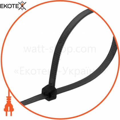 ENERGIO 50218 кабельная стяжка energio 4x300 черная (100шт)