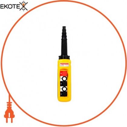 Тельферный пост e.cs.stand.xac.a.4813.2, чотирикнопковий з кнопкою стоп, Enext, s007011