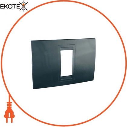 Unica Allegro - декоративна рамка - 1 module - graphite grey, Schneider, MGU4.101.62