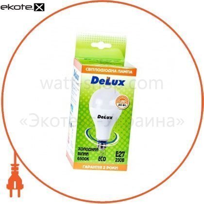 Delux 90011735 лампа светодиодная delux bl80 20вт 6500k е27 холодный белый