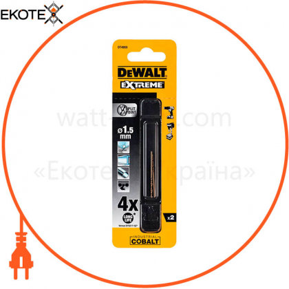 Свердло по металу EXTREME INDUSTRIAL COBALT DeWALT DT4959, DeWALT, DT4959