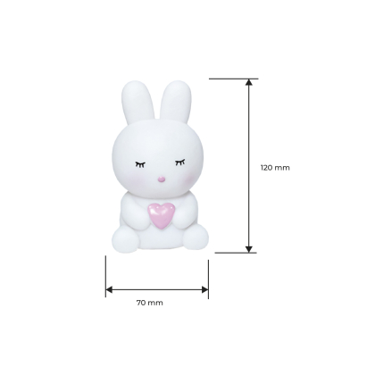 LED Світильник-нічник “Rabbit Light” 4,5W-2700K-1,6V-3xLR44, Eurolamp, NL-4,5W/27(RL)