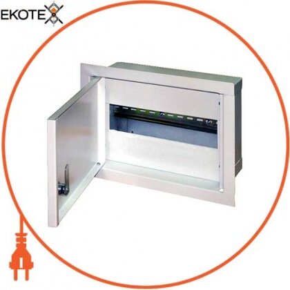 Enext s0100018 корпус e.mbox.stand.w.06. z металлический, под 6 мод., встраиваемый, с замком