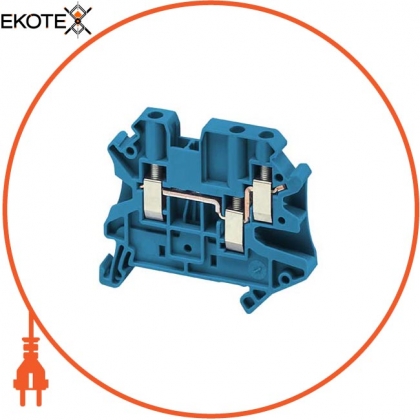 Schneider NSYTRV43BL linergy проходной клеммный блок - 4мм? 32a 1-уровневый 1x2 винт - синий