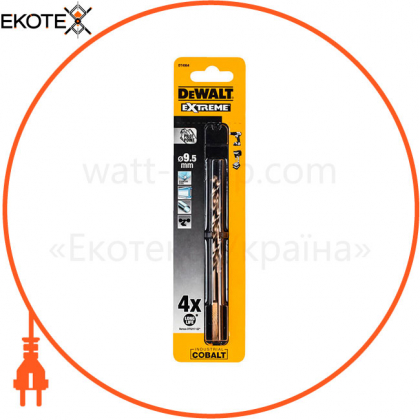 Свердло по металу EXTREME INDUSTRIAL COBALT DeWALT DT4964, DeWALT, DT4964