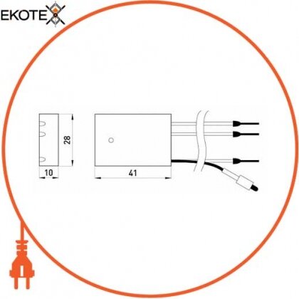Enext 92.135/95 комбинированный узип e.pod класс iii + визуальная сигнализация срабатывания, встраиваемая в подрозетник
