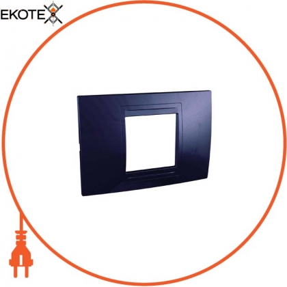 Unica Allegro - декоративна рамка - 2 modules - indigo blue, Schneider, MGU4.102.42